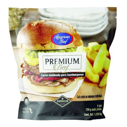 Hamburguesa Premium American Beef 1.02 kg