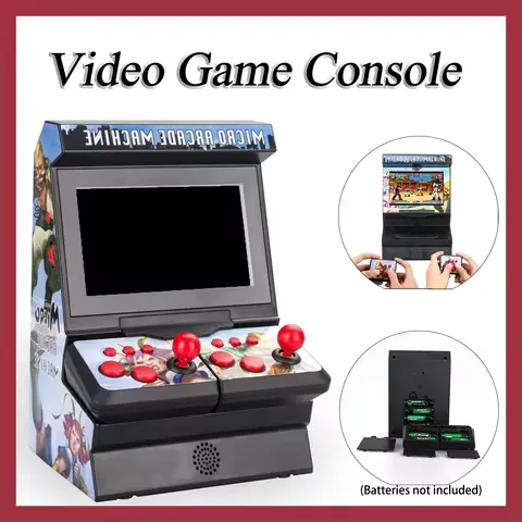 Retro Video Game Console Wireless Mini Dual-Player Arcade Gaming Consoles in 300 Games 4.3-inch Consola Pocketgo Videojuego Gift