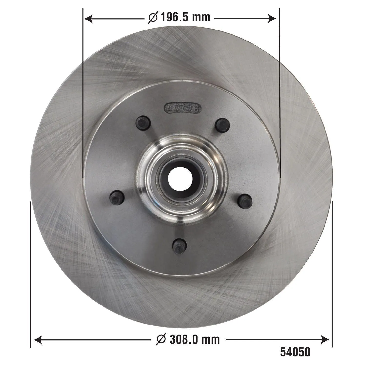 Duralast Disc Brake Rotor and Hub Assembly 54050