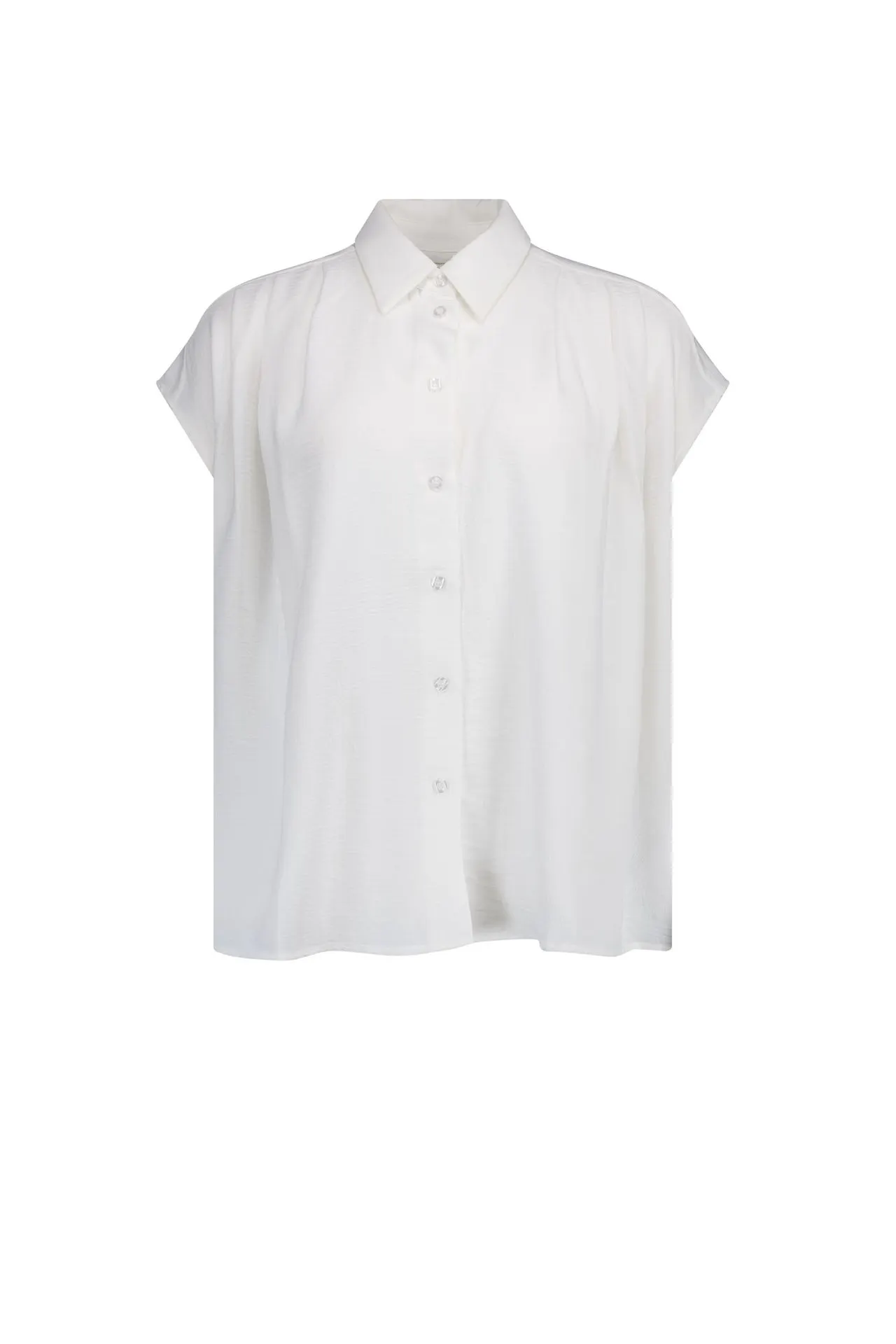 Witte mouwloze blouse