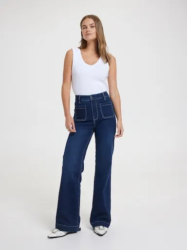 Just Jeans Reformed High Rise Slim Wide Jean
