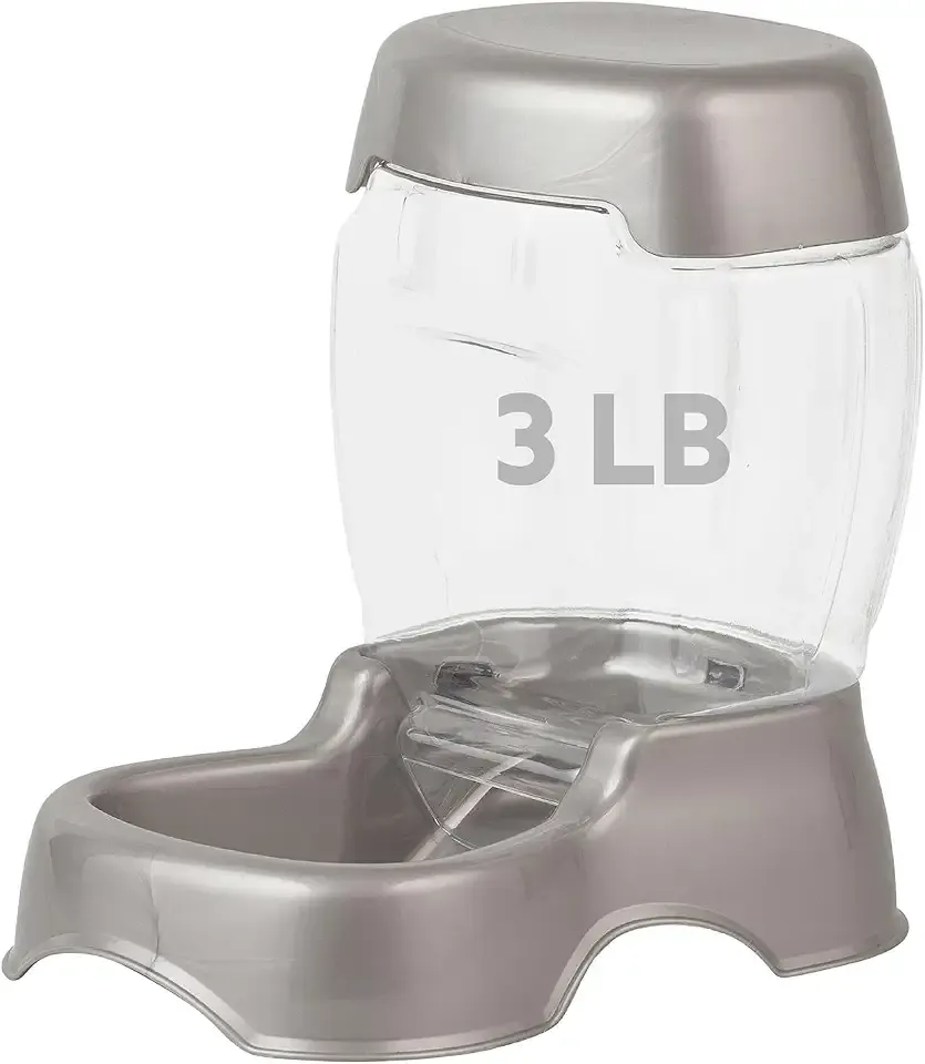 Petmate Pet Cafe Feeder Dog and Cat Feeder Pearlescent Colors 3 Sizes, Made in USA