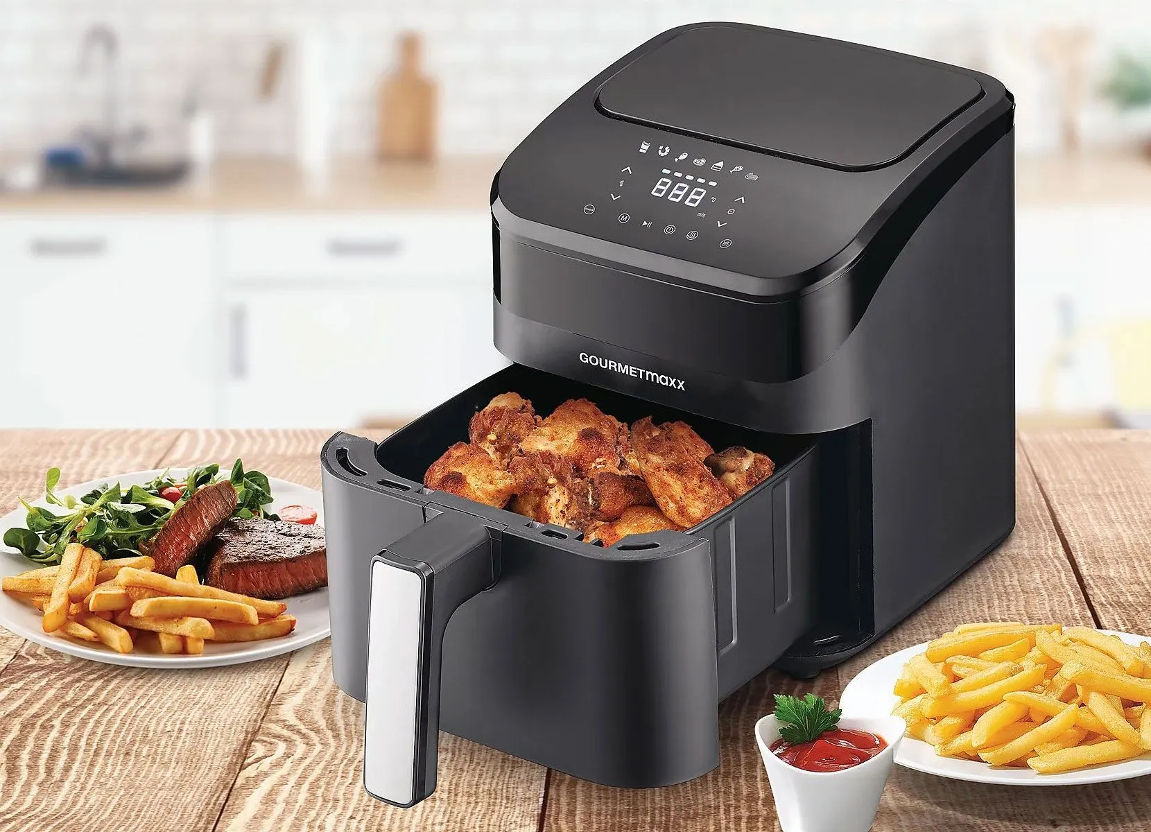 Gourmetmaxx Digitale Heißluftfritteuse