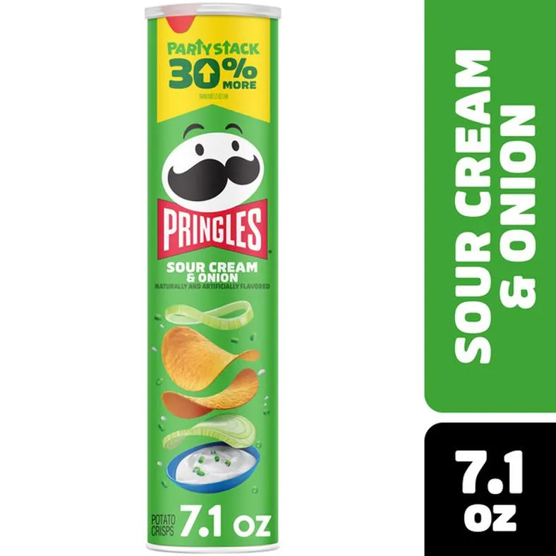 Pringles Sour Cream & Onion Party Stack Chips