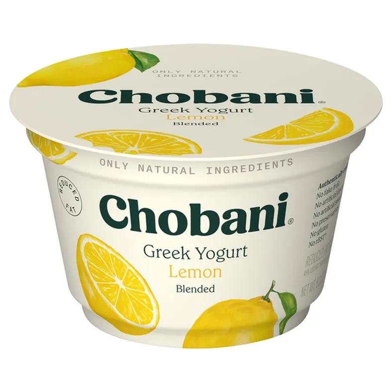 Chobani Lemon Blended Greek Reduced Fat Yogurt
