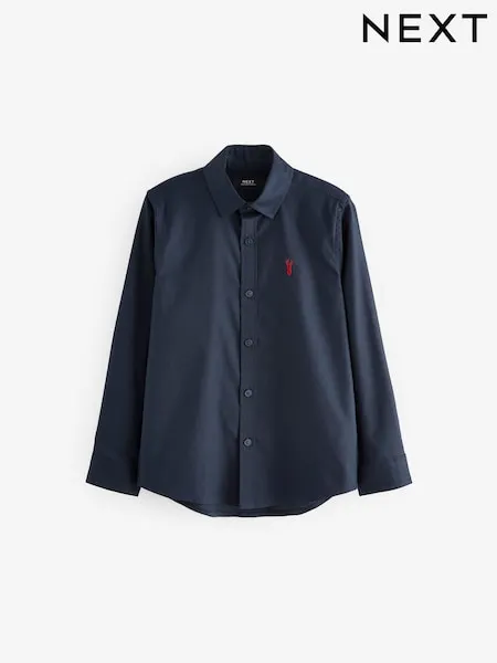 Navy Single Oxford Shirt (3-16yrs)