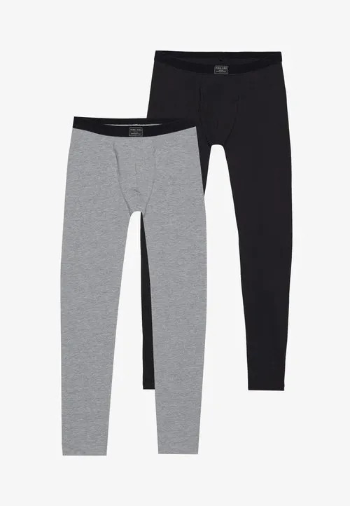 2 PACK - Langunderbukse - grey/black