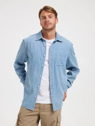 Just Jeans Long Sleeve Denim Shirt