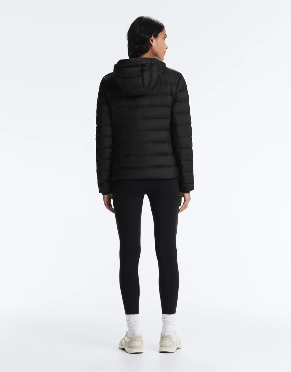 OYSHO Short 100% down puffer jacket in black