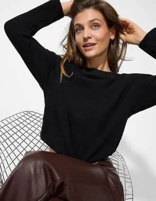 Felpa - Cordoncino - nero