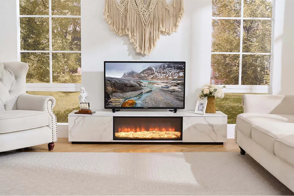 Angelo TV Stand & Fireplace