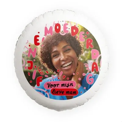 Ballon | Fijne moederdag | Met eigen foto