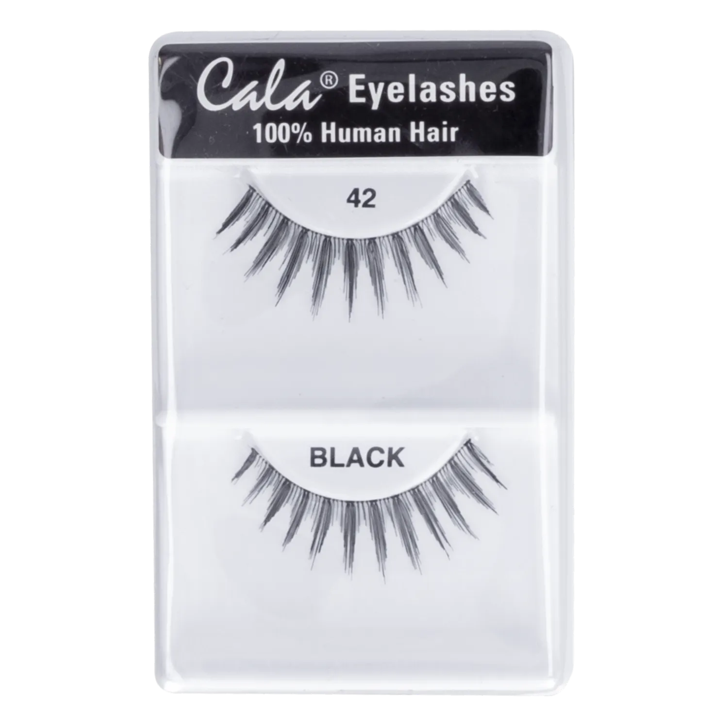 Pestañas Postizas Diseño Nro. 42 Negro CALA 1 Par
