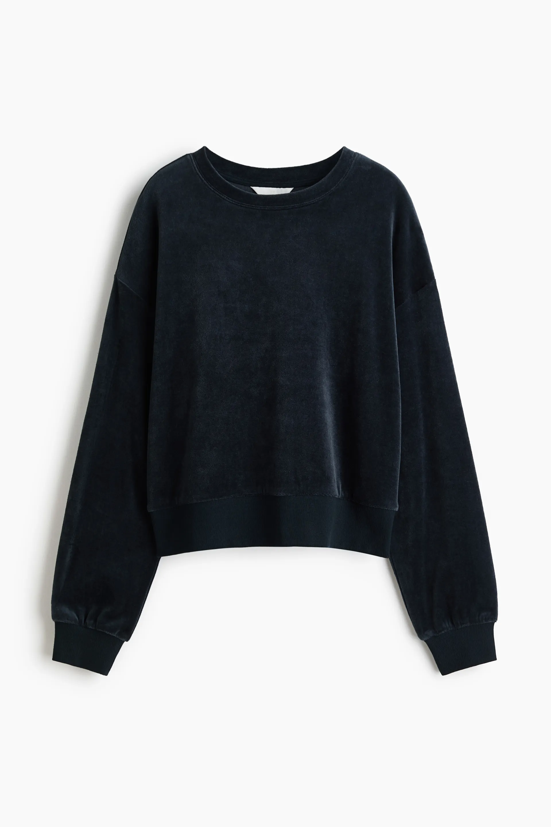 Sweatshirt i velur