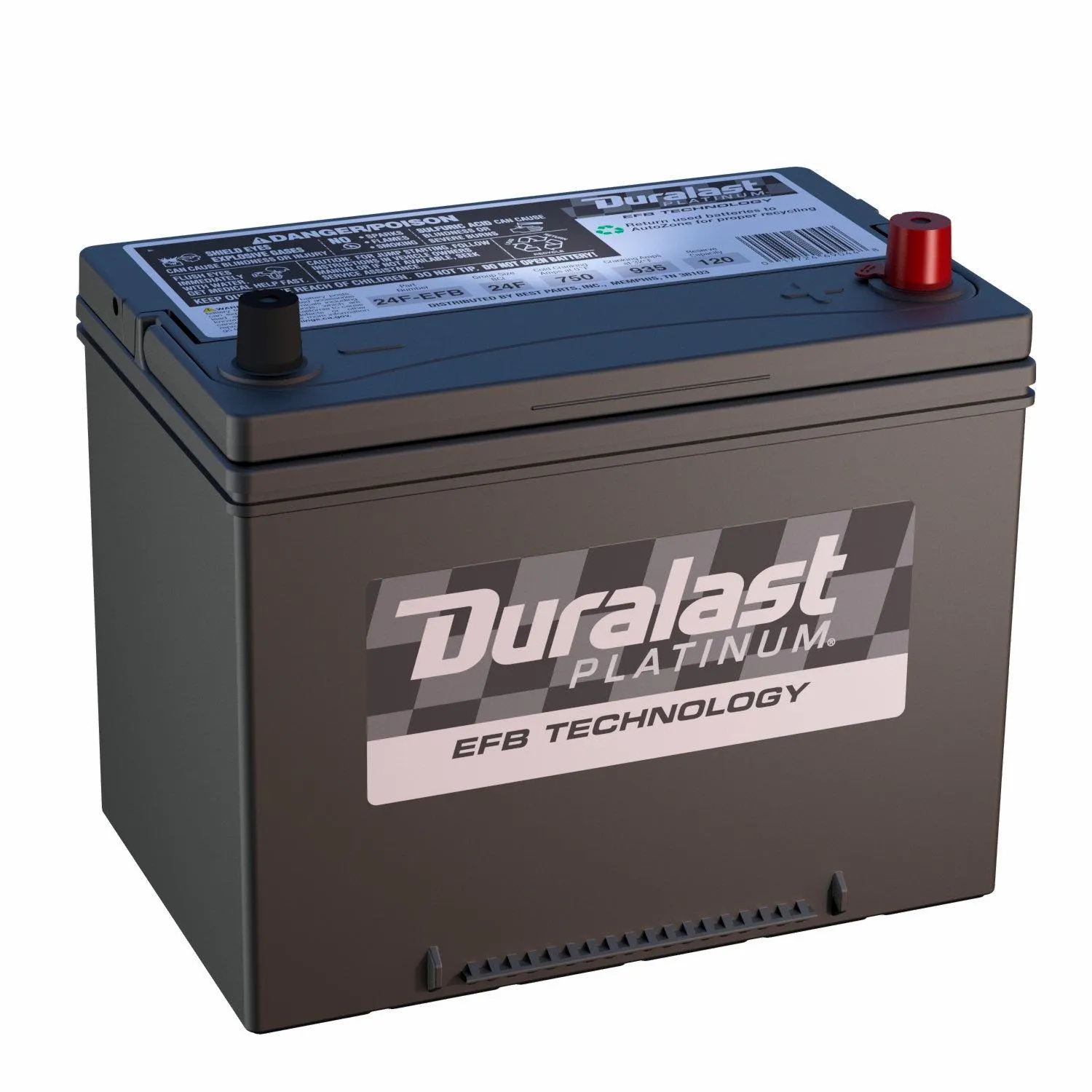 Duralast Platinum Group Size 24F Enhanced Battery (EFB) Battery 24F-EFB