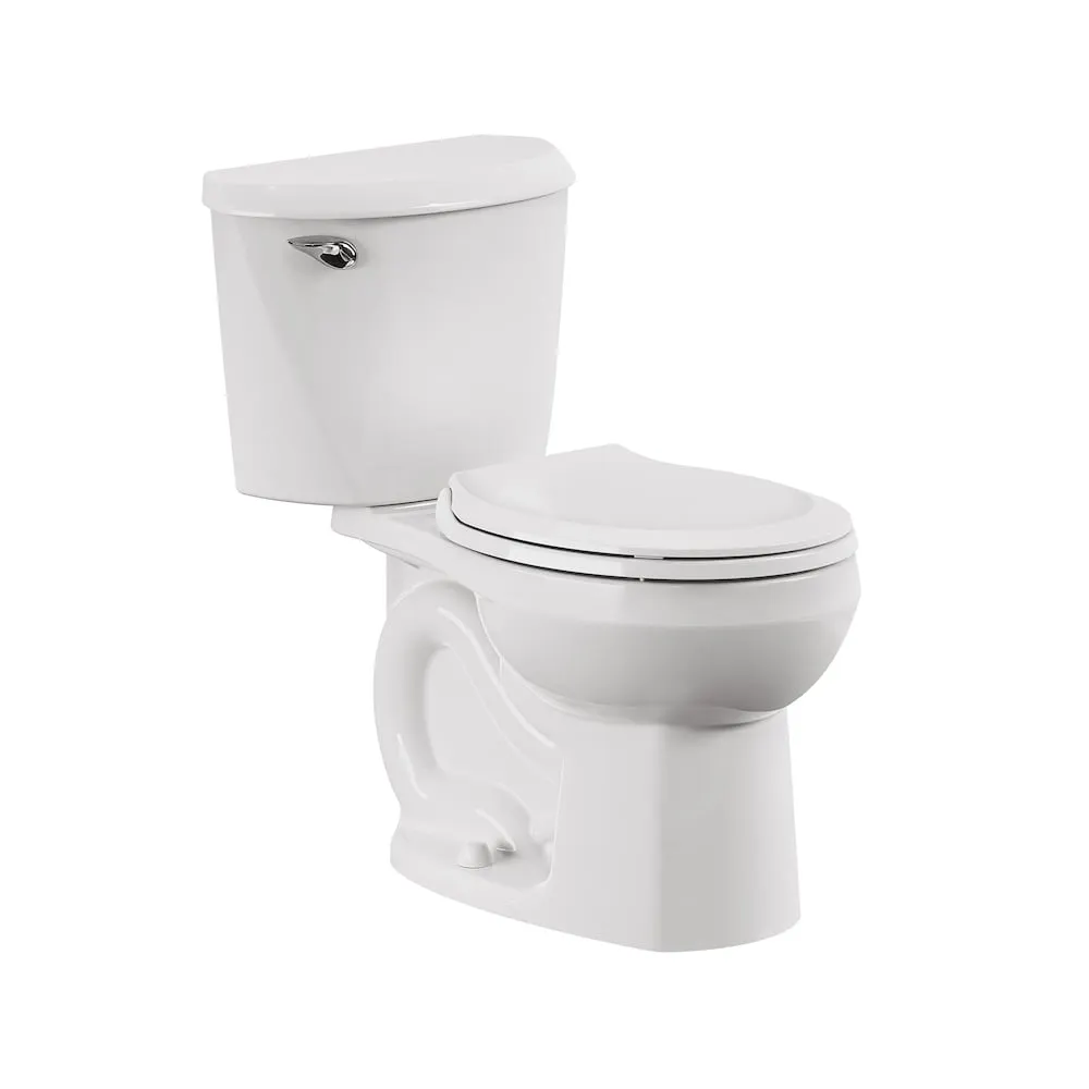 American Standard Reliant 2-Piece 4.8 Lpf Single Flush Round Front Toilet in White