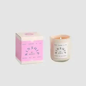 Kinship by Ecoya Peach Blossom & Iris Candle 75g