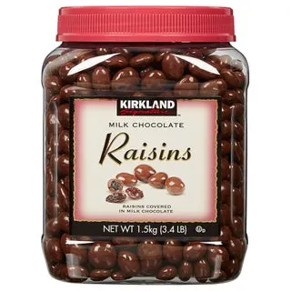 Kirkland Signature Raisins, Milk Chocolate, 3.4 lb