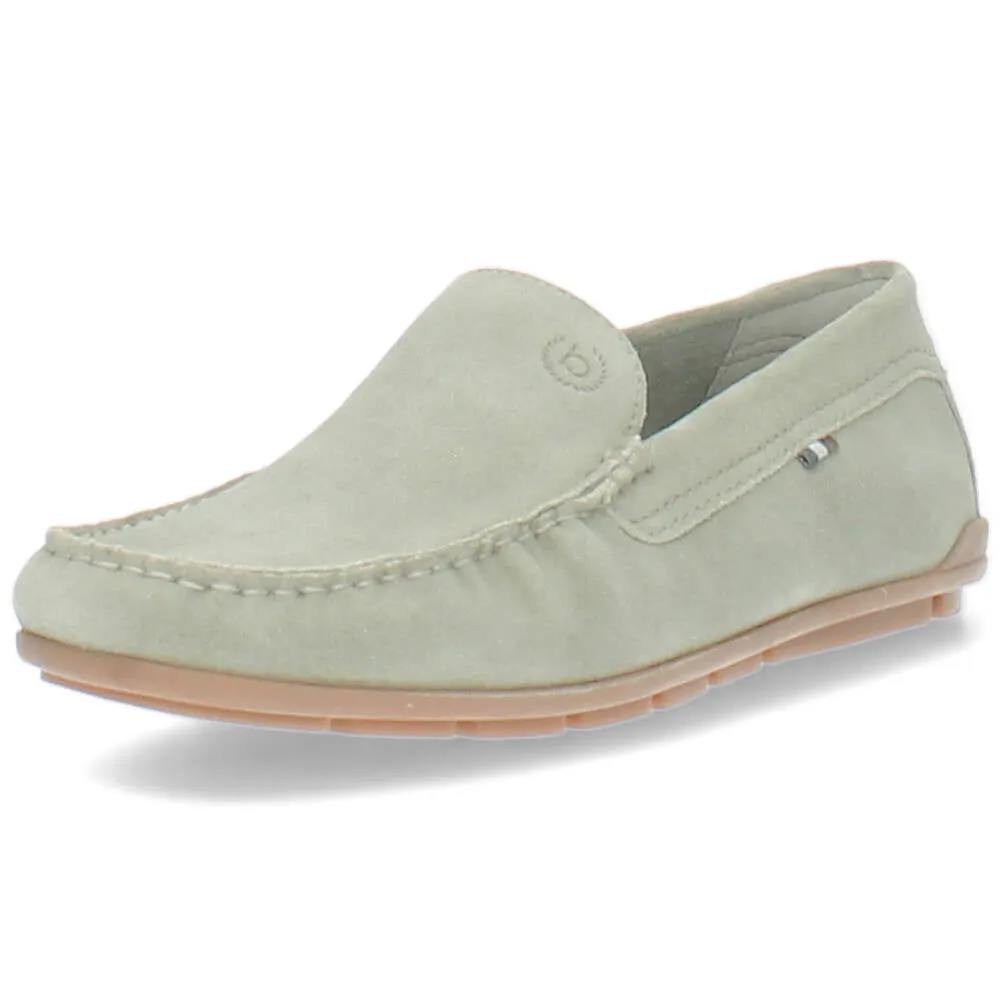 lichtgroene mocassin