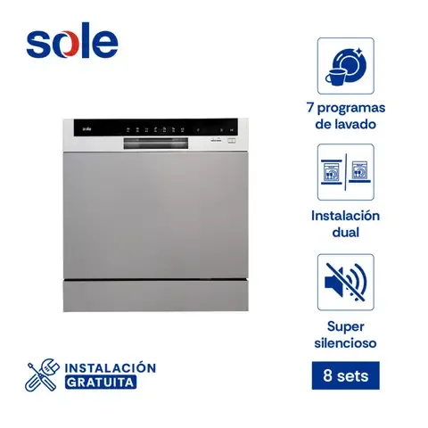 Lavaplatos Sole Silver 8 Sets