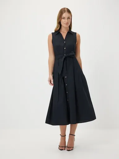 DOTTI Audra Collared Midi Dress