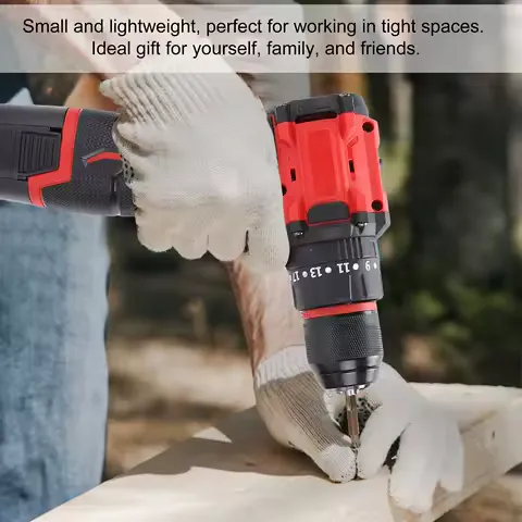 Cordless Drill and Driver Set 16.8V Brushless Power Tool Kit with 3 Batteries Cordless Drill Kit Brushless Power Tool Kit
