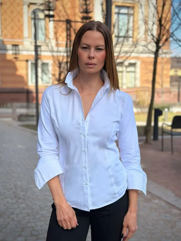 Coco Cotton Shirt White