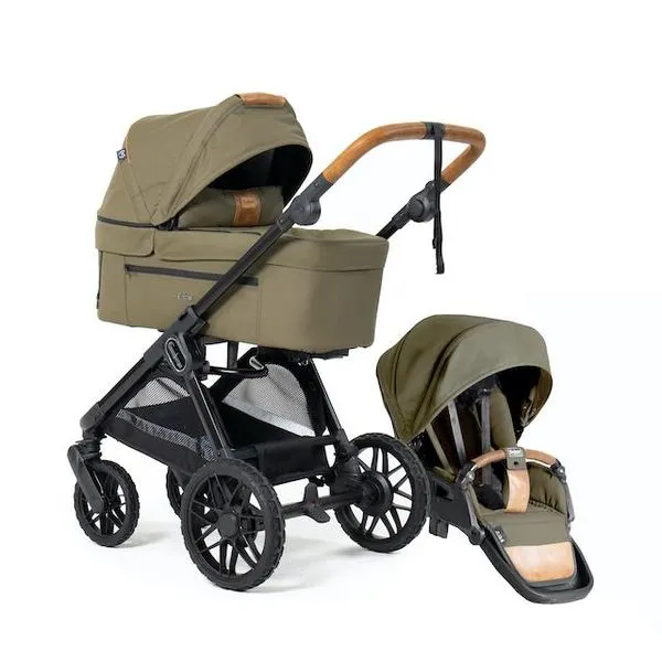 Emmaljunga 2026 | Sento Pro Kombi Flat+ | Outdoor Olive