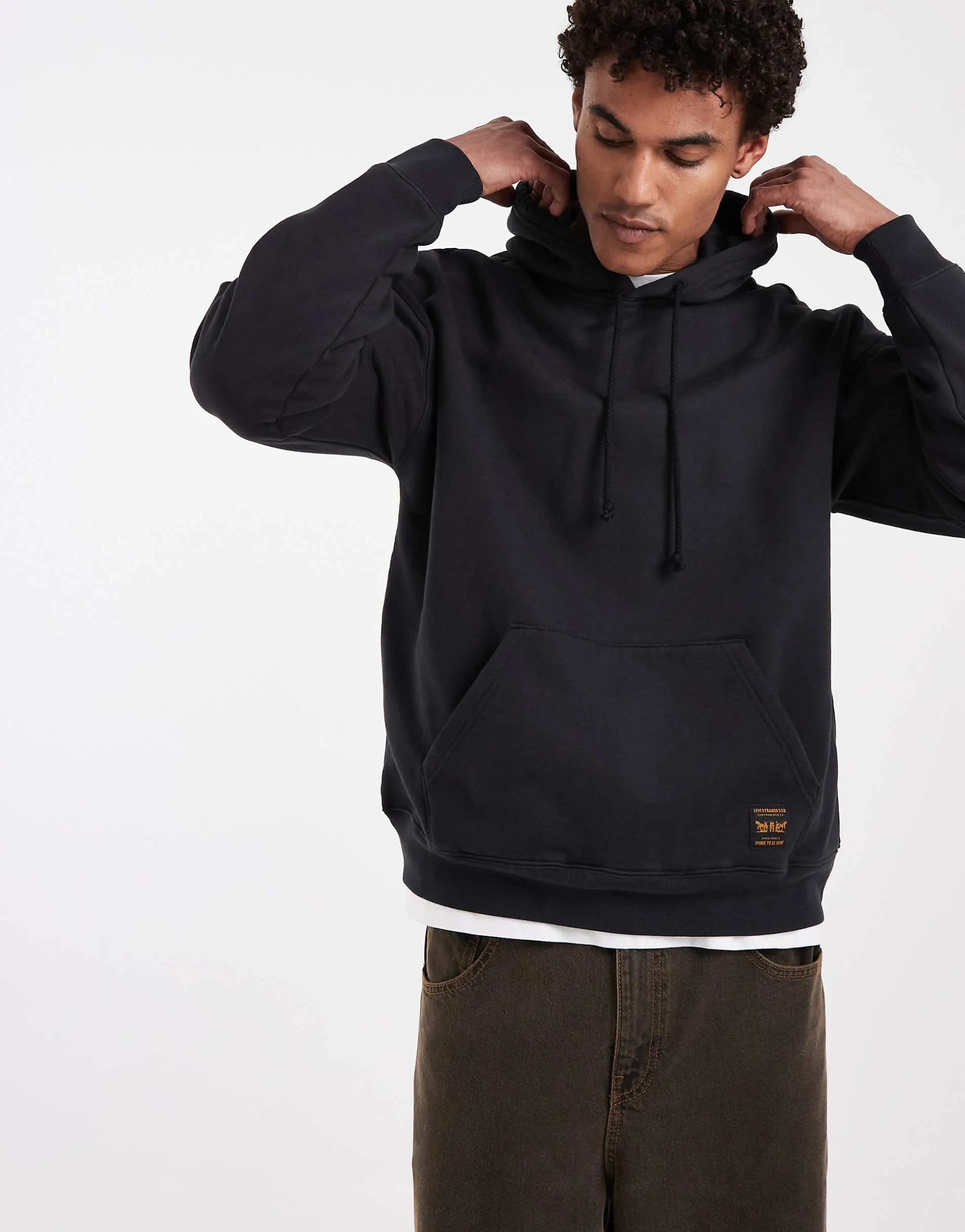Levi's Workwear hoodie in black