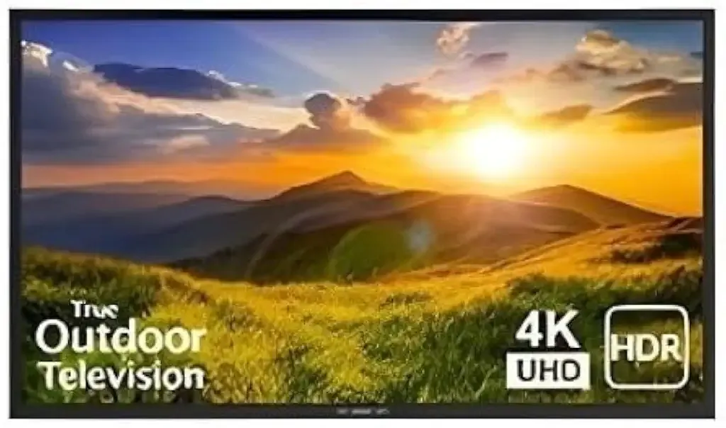 SB-S2-55-4K-BL Signature 2 Series 55-Inch Partial Sun 4K Ultra HD HDR Outdoor Television with TruVision Anti-Glare Technology, IP55 Weatherproof Rating, 700 NIT Brightness