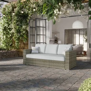 Thomasville Dillard Convertible Outdoor Patio Sofa Set