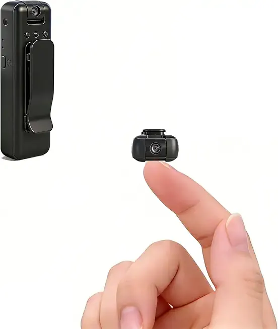 Mini Body Camera with Audio and Video Recording, Small Tiny Wearable Thumb
