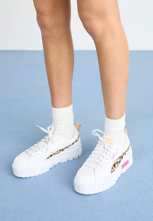 MAYZE - Joggesko - white/granola