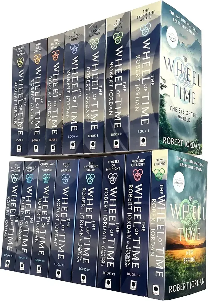 The Wheel of Time Series 1-15 Books Collection Set Pack (Book 1-14) By Robert Jordan