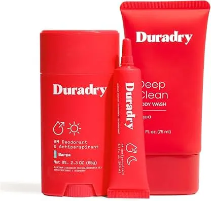 Duradry Sweat Control Trio – 3-Step Hyperhidrosis Treatment…