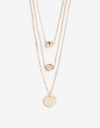 Collana - Confezione da 3 pezzi - oro