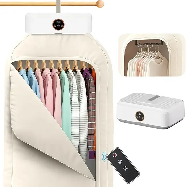 Portable Clothes Dryer Compact Mini Laundry Dryer for with Adjustable Timer Quiet Operation for Apartments RVs and Dorms