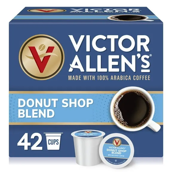 Victor Allen's Coffee Donut Shop Blend, Medium Roast, 200 Count, Single Serve Coffee Pods for Keurig K-Cup Brewers $81.59 $3.38/oz