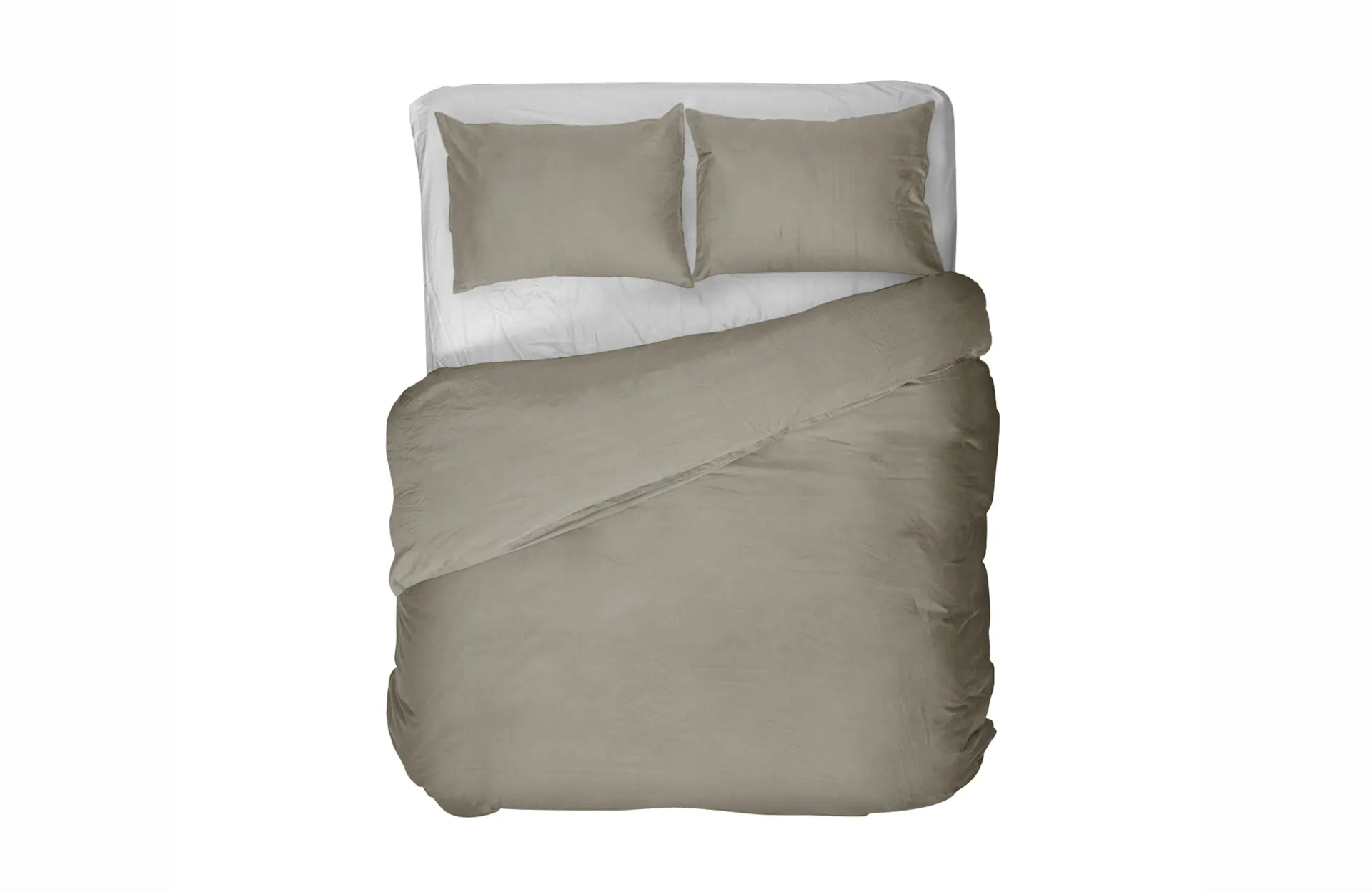 Kayori Koko Dekbedovertrek Taupe