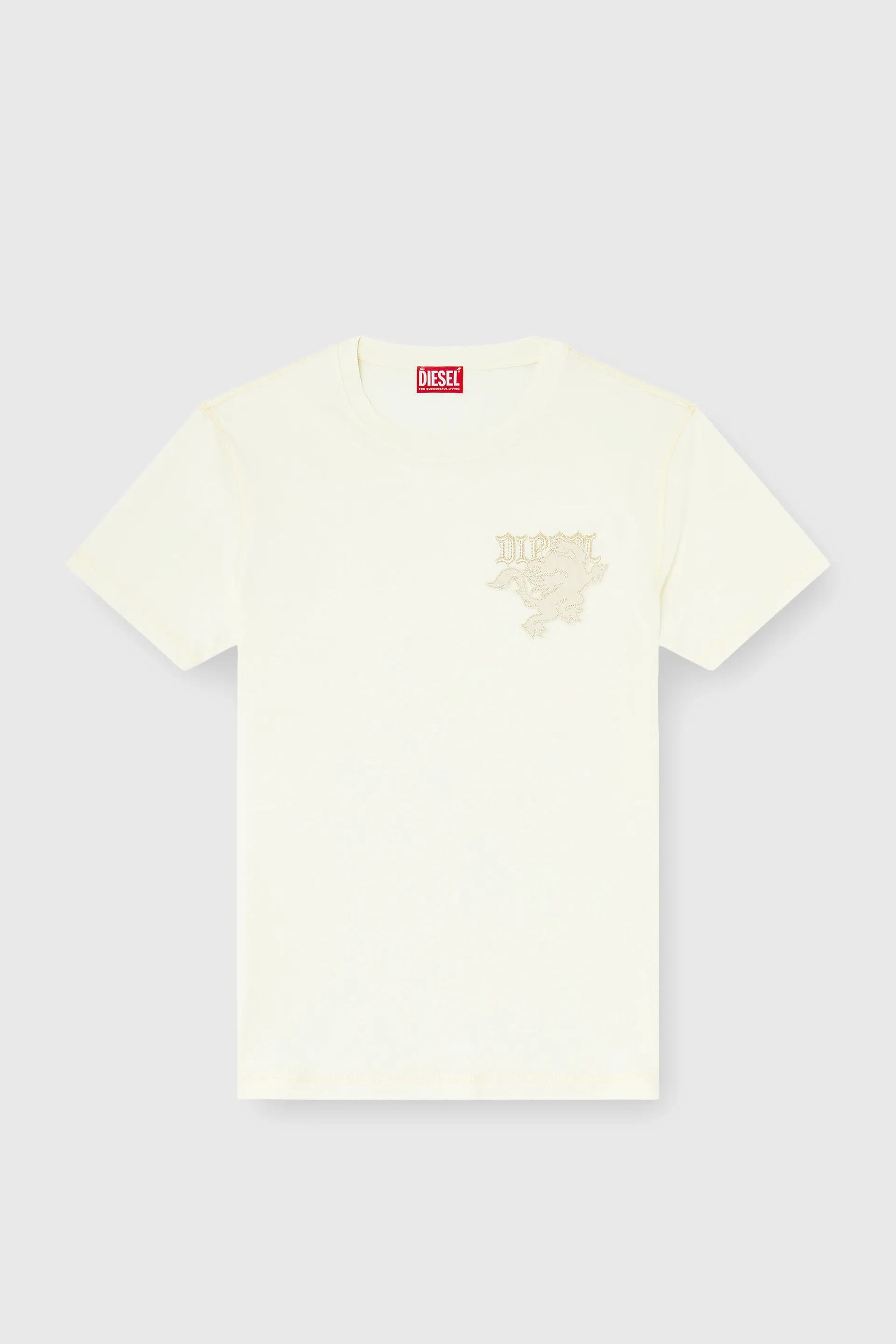 Regular T-shirt with embroidered patch