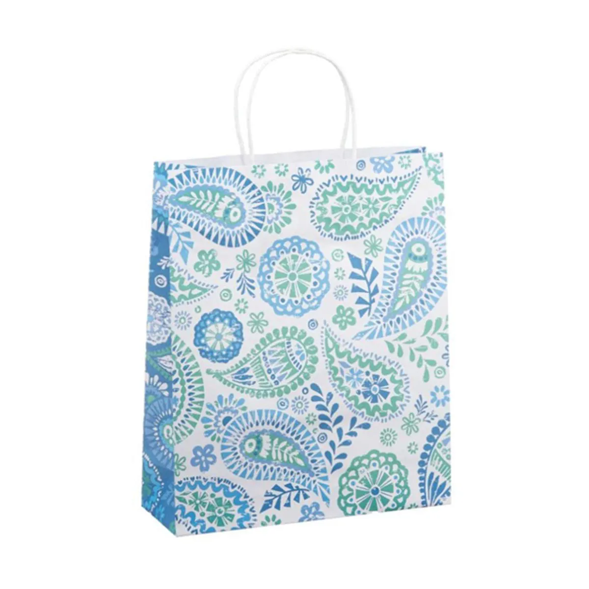 DG Party Large Blue Shopper Gift Bag, Assorted - 1 ct
