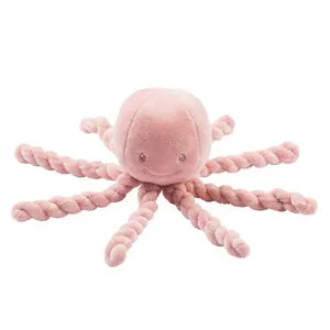Peluche Pieuvre - Rose - 23 cm
