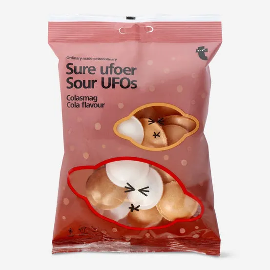 Sure UFOer. Cola smak