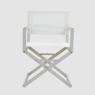 Outdoor Creations Helix Directors Chair White