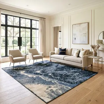 Icon Rug Collection, Sanji Blue