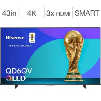 Hisense 43" Class - QD6QV Series - 4K UHD QLED TV