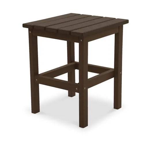 Tangentwood® Grand Haven 15" Square Chocolate Side Table