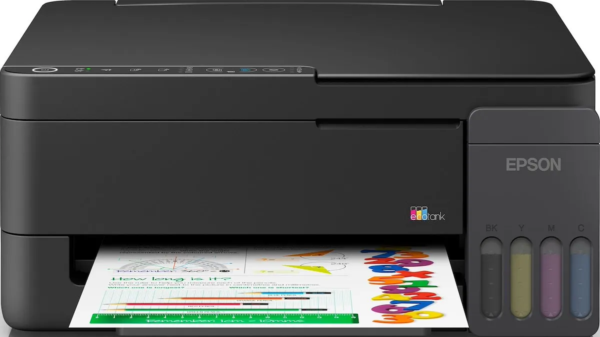 EPSON - EcoTank ET - 2910 stampante multifunzione A4 Wi - Fi con serbatoi di inchiostro, fino a 3 anni di inchiostro inclusi