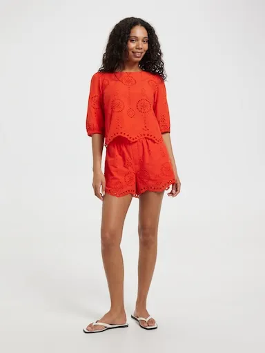 Just Jeans Sky Broderie Soft Short