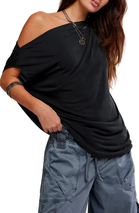 Cascadia One-Shoulder Tunic Top